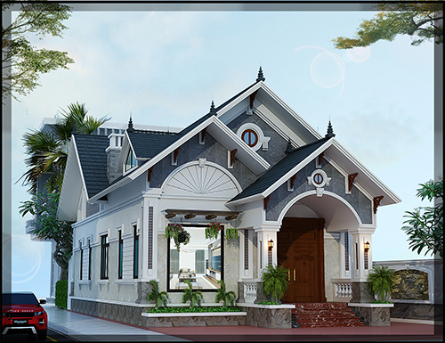 Hồ sơ thi công nhà vườn mái thái 8mX15.2m